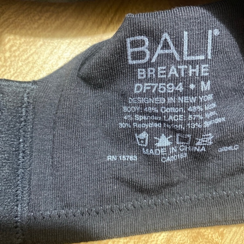 Bali Women's Breathe Modal T-Shirt Bra Breathable Wireless Full-Coverage NWT M - Picture 12 of 12